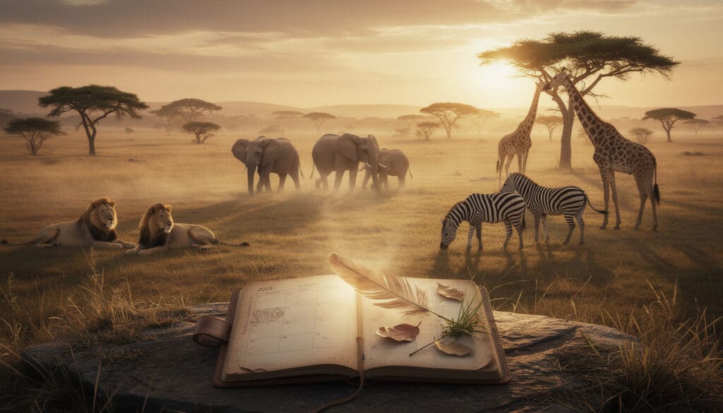 découvrez comment le calendrier voyage peut vous aider à identifier la meilleure période pour vivre un safari inoubliable, en optimisant vos chances d'observer la faune et de profiter des conditions idéales.