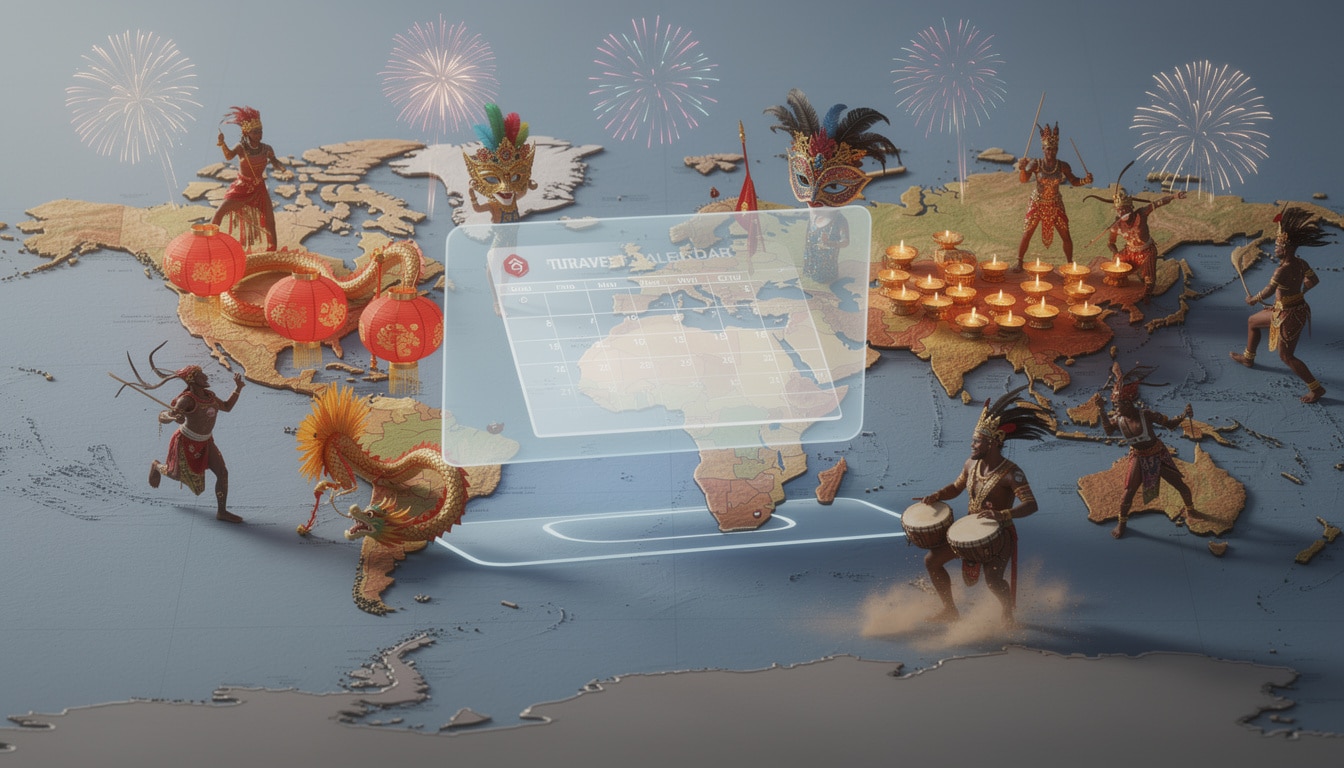 découvrez comment le calendrier voyage intègre les festivals culturels majeurs du monde pour enrichir vos expériences et planifier vos aventures culturelles inoubliables.
