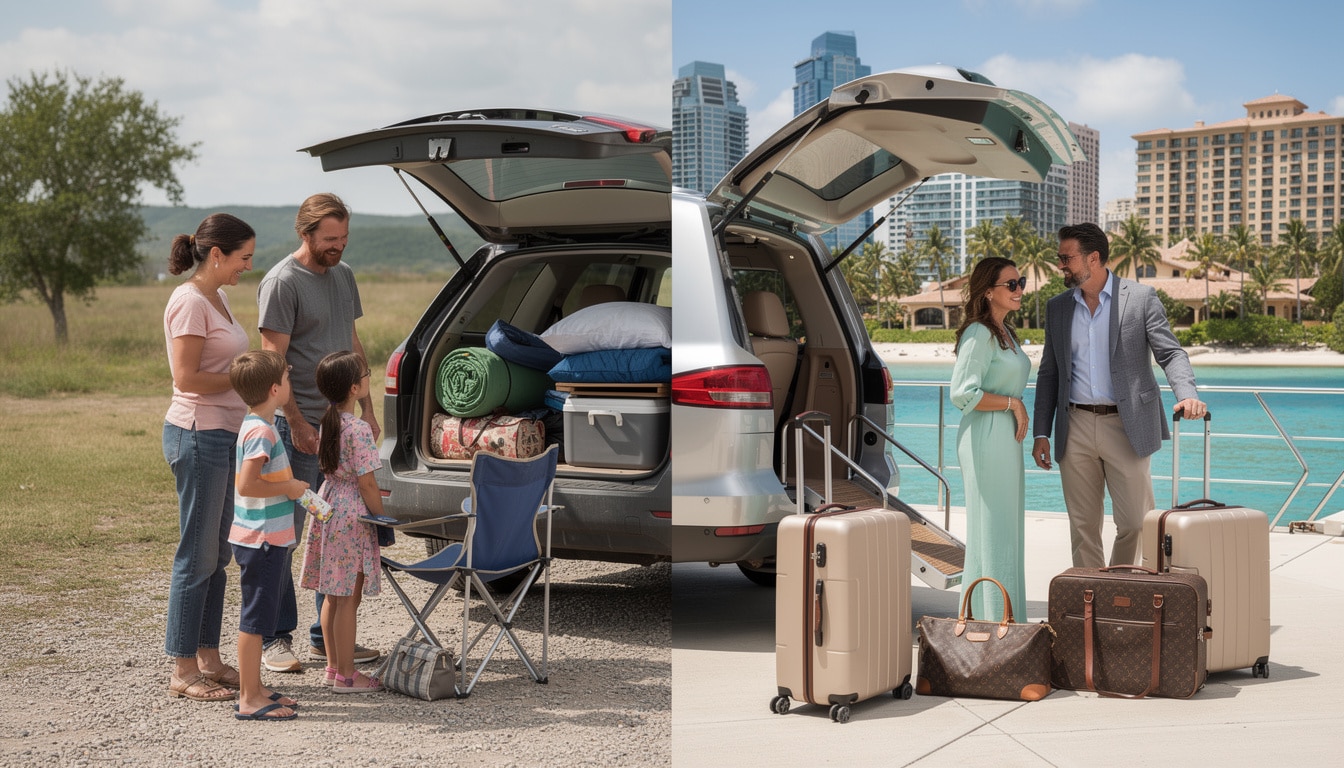 découvrez comment les styles de voyage varient selon les revenus financiers des foyers et comment cela influence leurs choix et expériences de séjour.