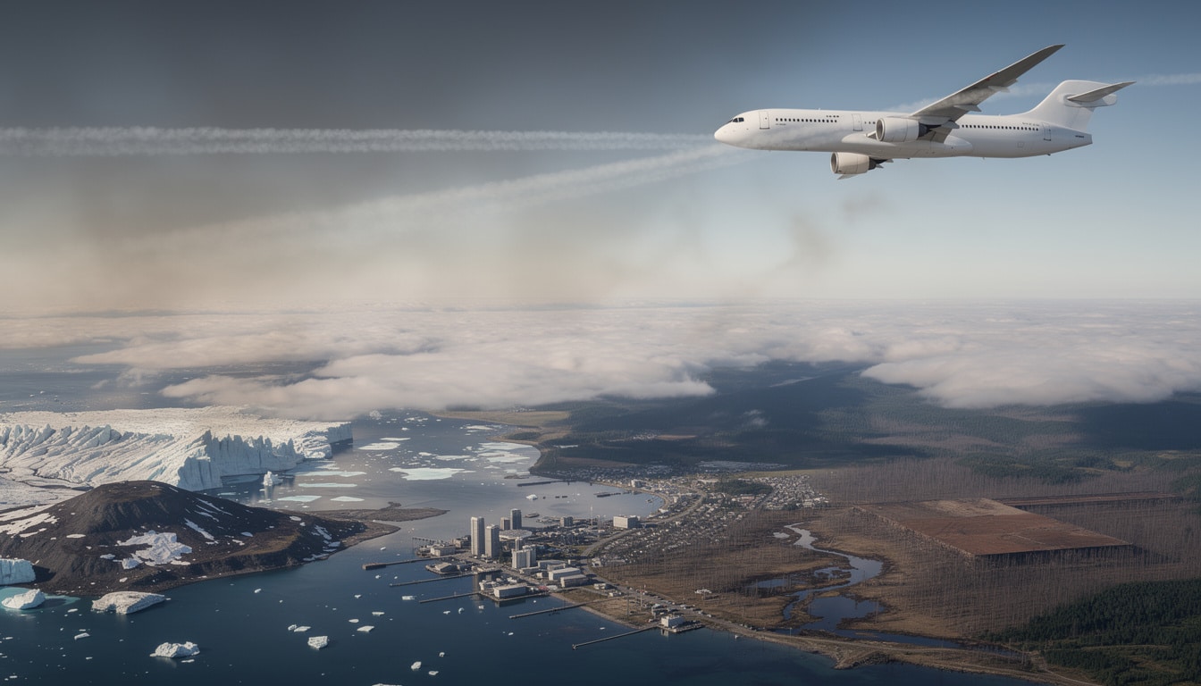 L’impact du voyage aérien sur le réchauffement climatique global