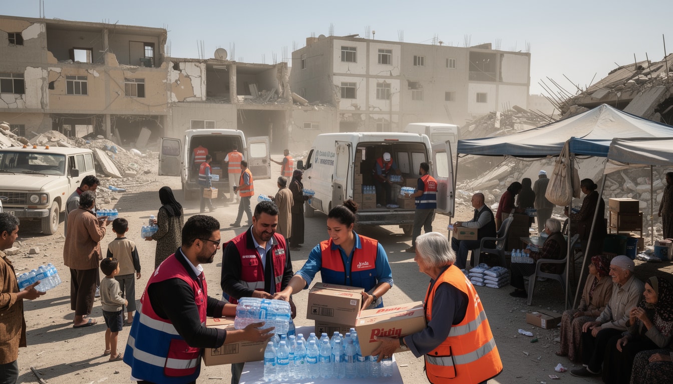 découvrez comment le voyage humanitaire permet d'apporter une aide directe et efficace aux zones sinistrées, en mobilisant des ressources et des bénévoles sur le terrain pour soutenir les populations en détresse.