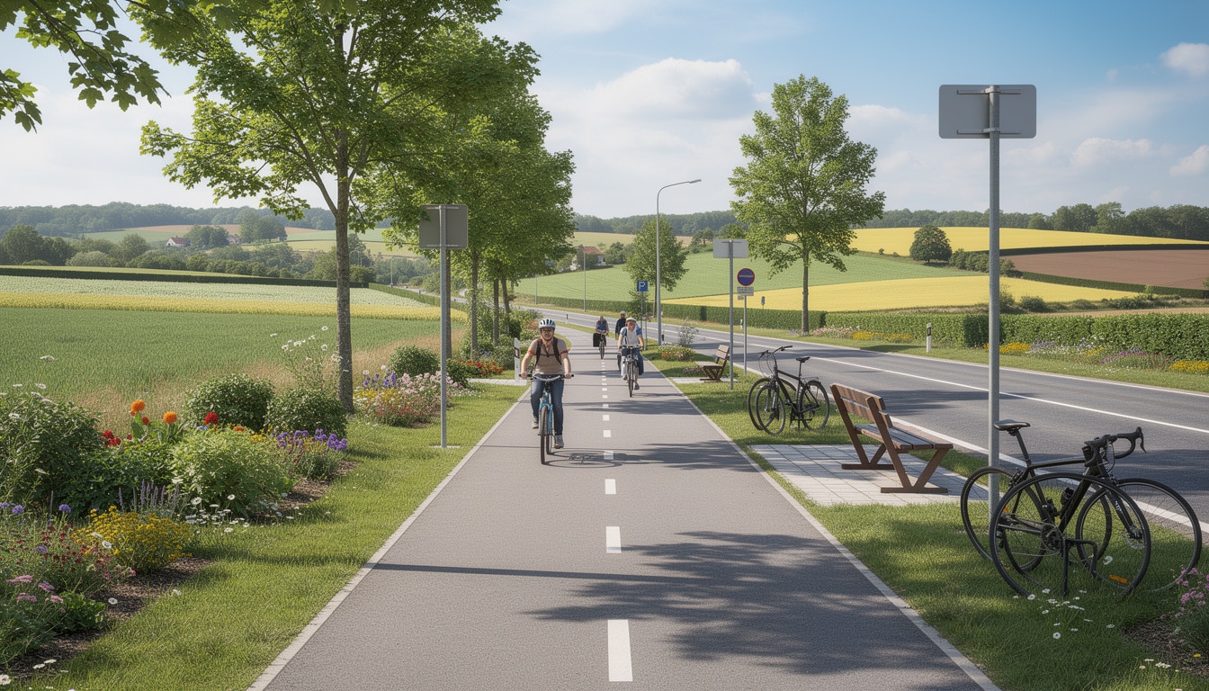 Comment les destinations de voyage de cyclotourisme aménagent des voies