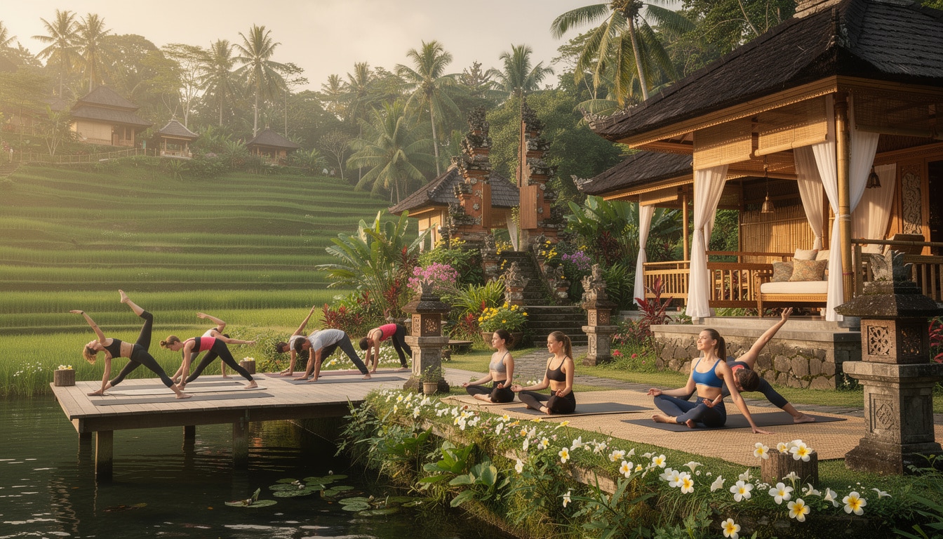 L’impact des styles de voyage de retraite de yoga sur Bali
