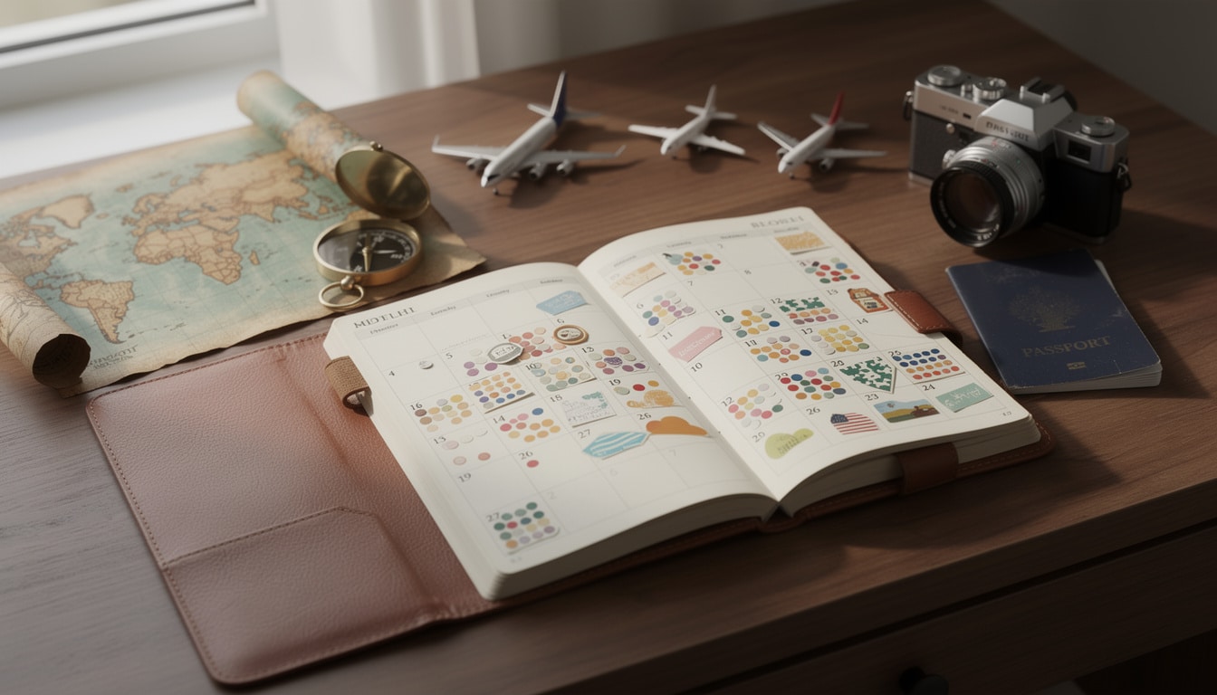 Pourquoi le calendrier voyage est l’outil ultime de la planification