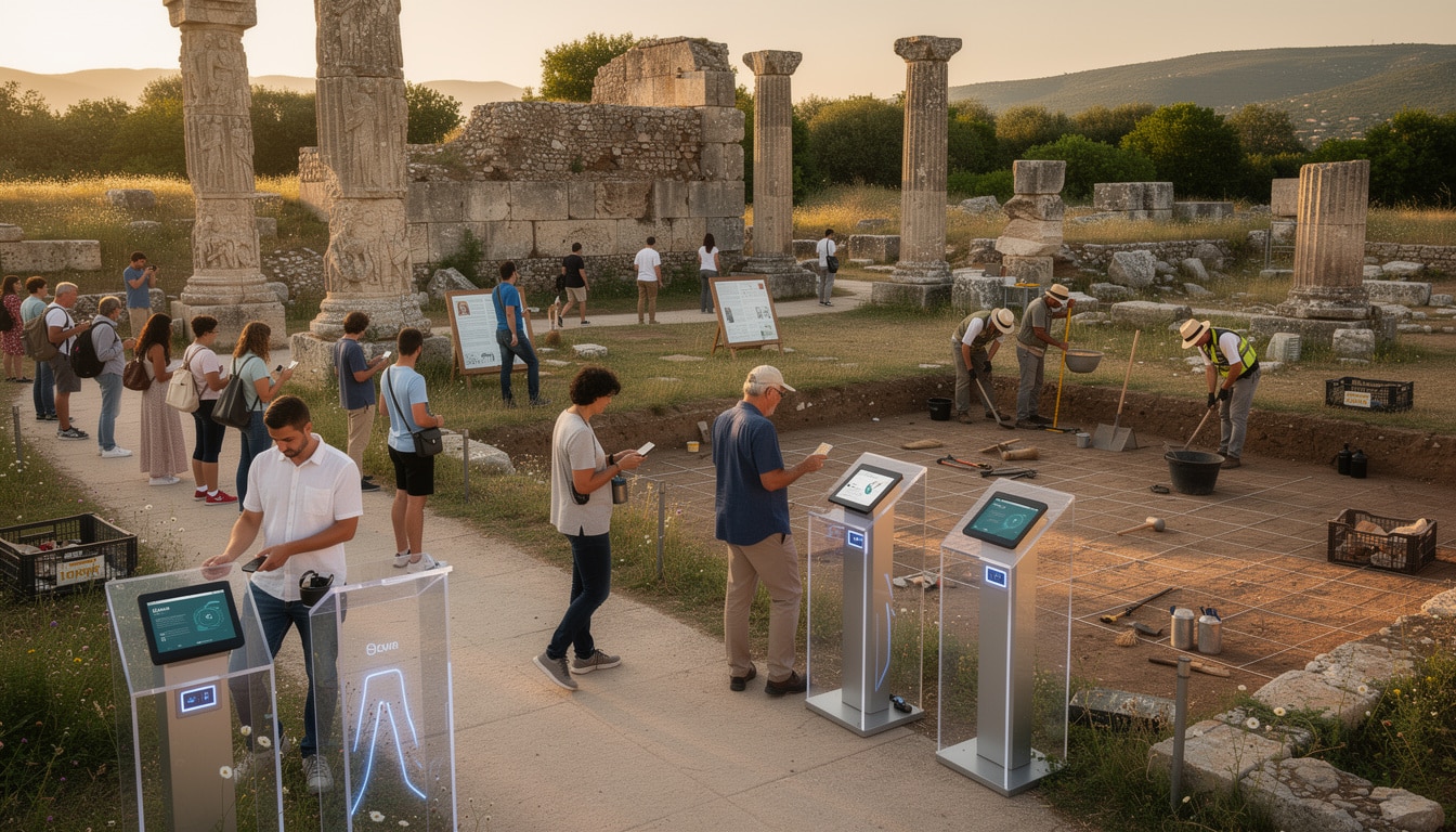 Comment les destinations de voyage archéologiques financent les foules