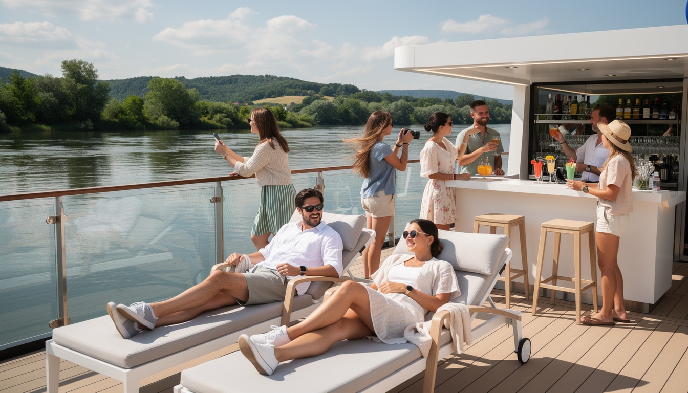 Comment les styles de voyage de croisière fluviale attirent les jeunes