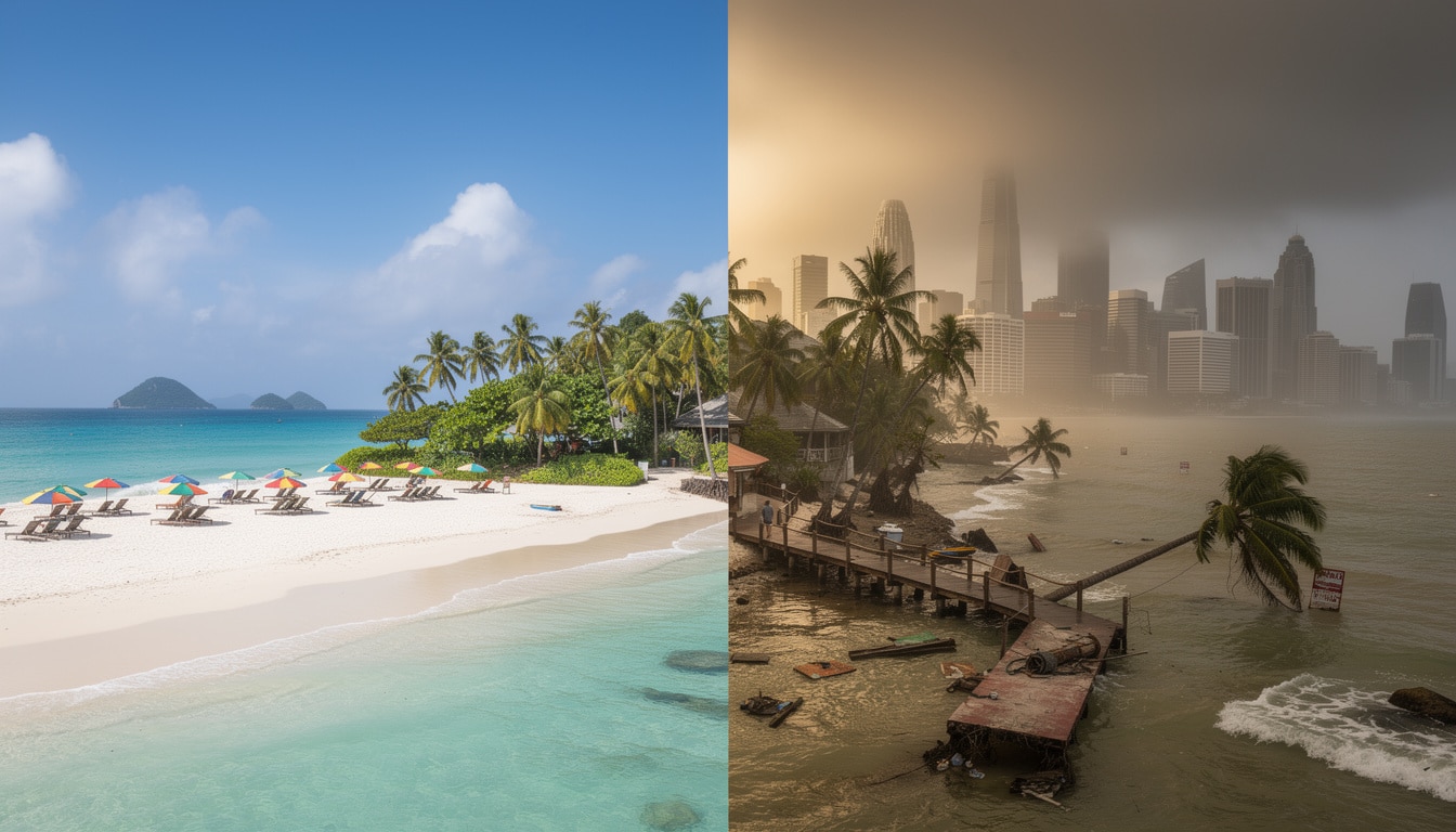 Le lien entre les destinations de voyage et le changement climatique