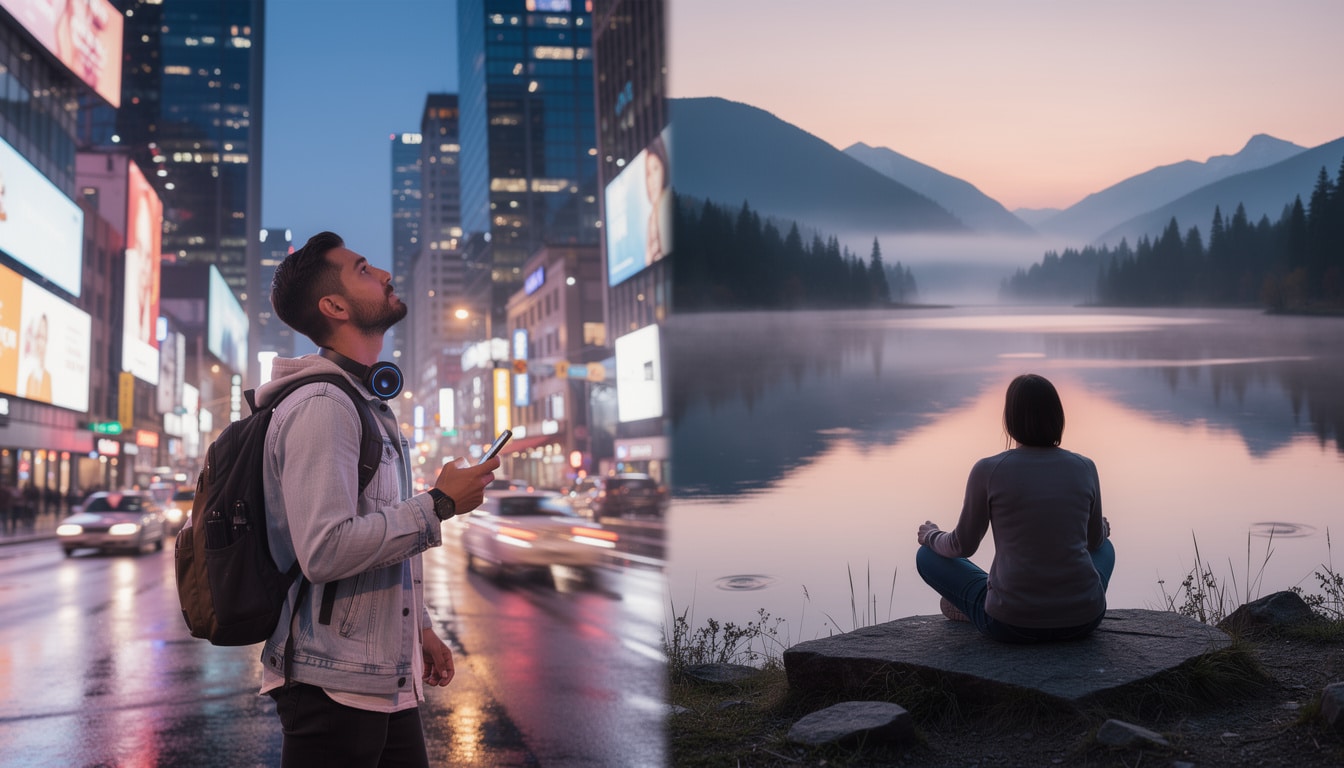Le lien entre les styles de voyage et le besoin de déconnexion
