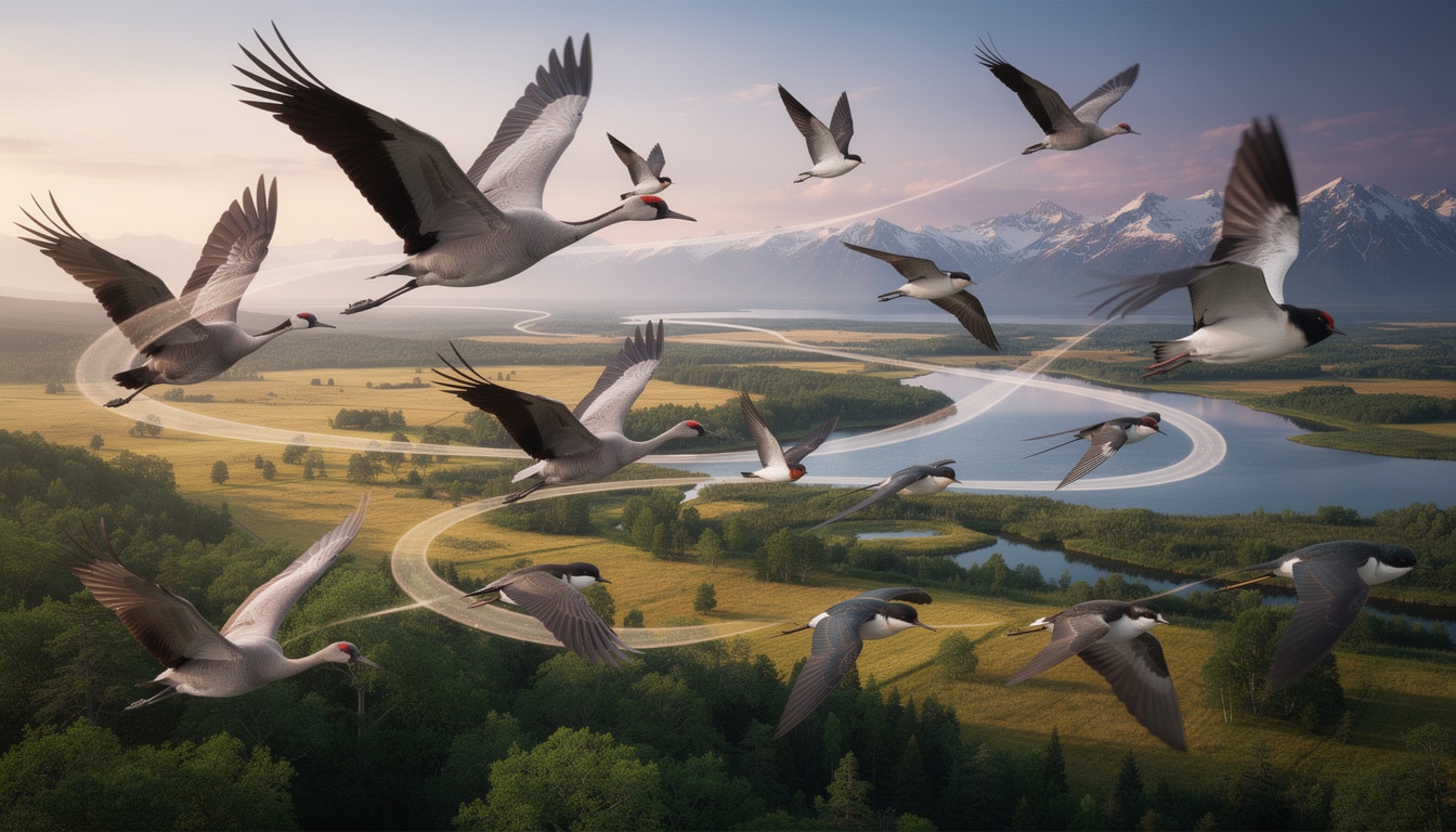 Pourquoi le calendrier voyage ornithologique suit les routes migratoires
