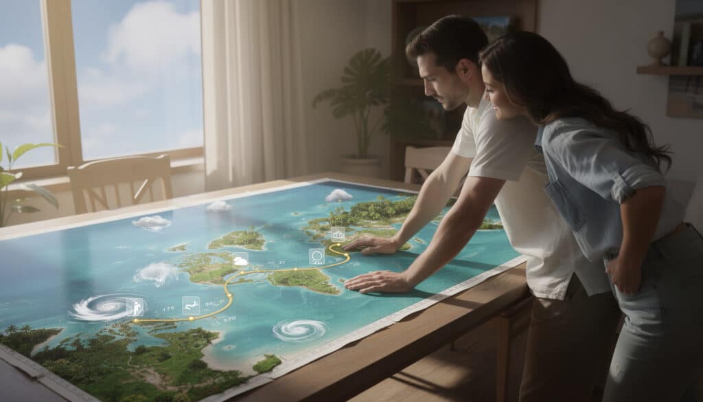 découvrez comment planifier votre voyage de noces en évitant les tempêtes tropicales grâce à un calendrier adapté. astuces et conseils pour un séjour romantique en toute sérénité.