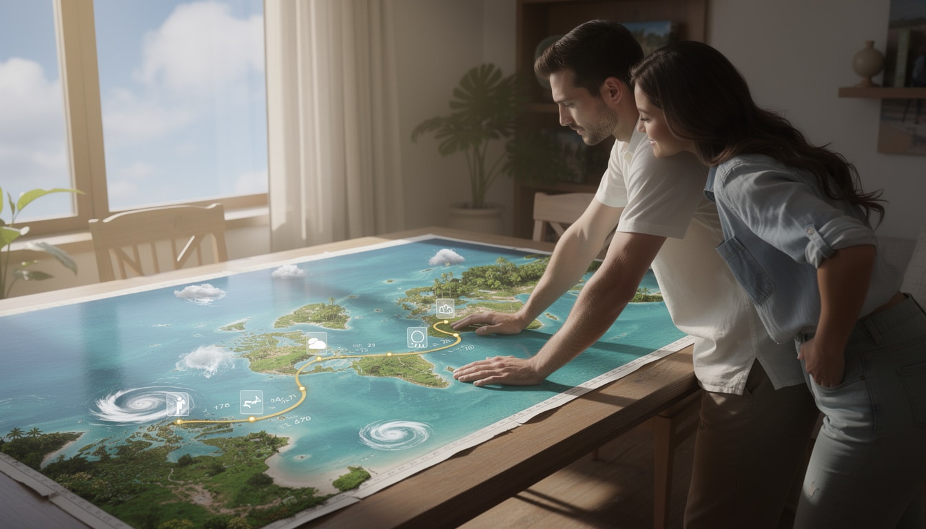 découvrez comment planifier votre voyage de noces en évitant les tempêtes tropicales grâce à un calendrier adapté. astuces et conseils pour un séjour romantique en toute sérénité.