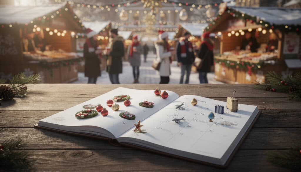découvrez comment le calendrier voyage influence l'ouverture des marchés de noël et préparez-vous à vivre la magie des fêtes en planifiant vos visites au bon moment.