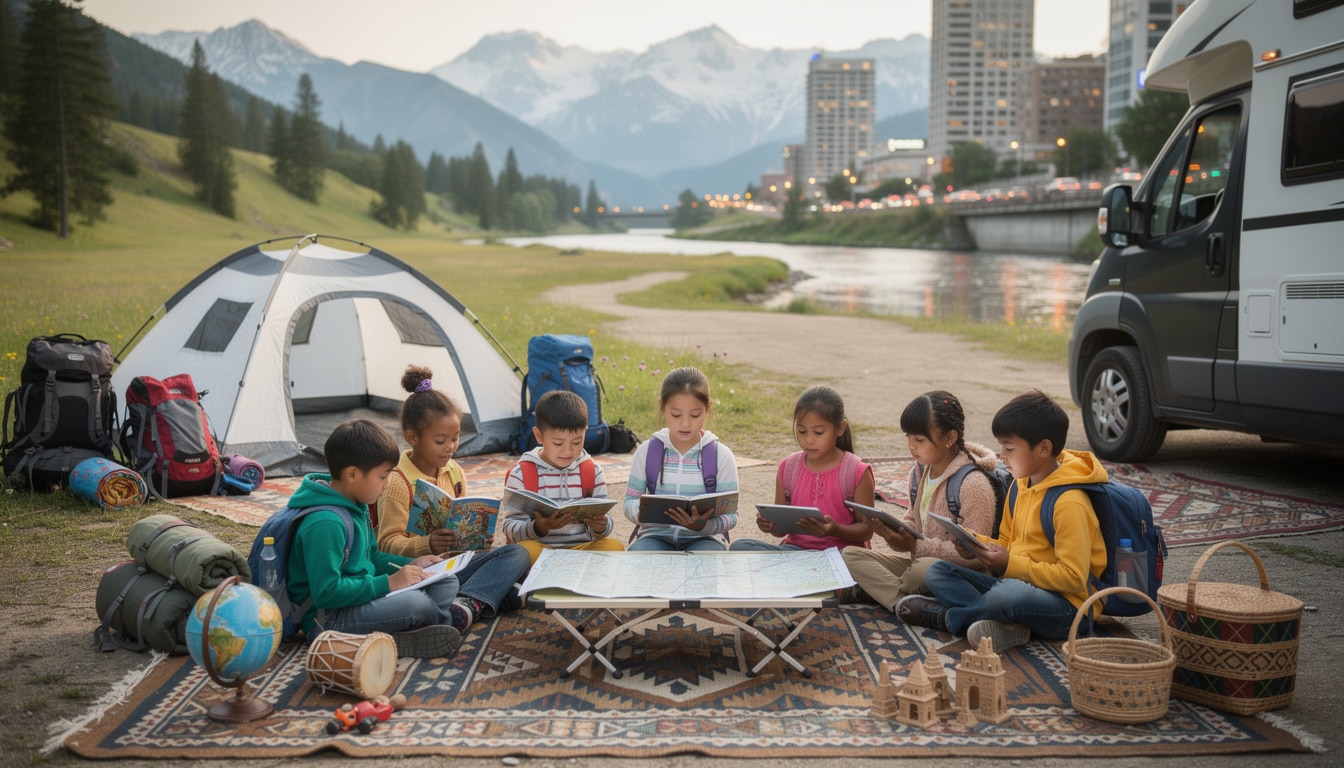 Le lien entre les styles de voyage et l’éducation des enfants nomades