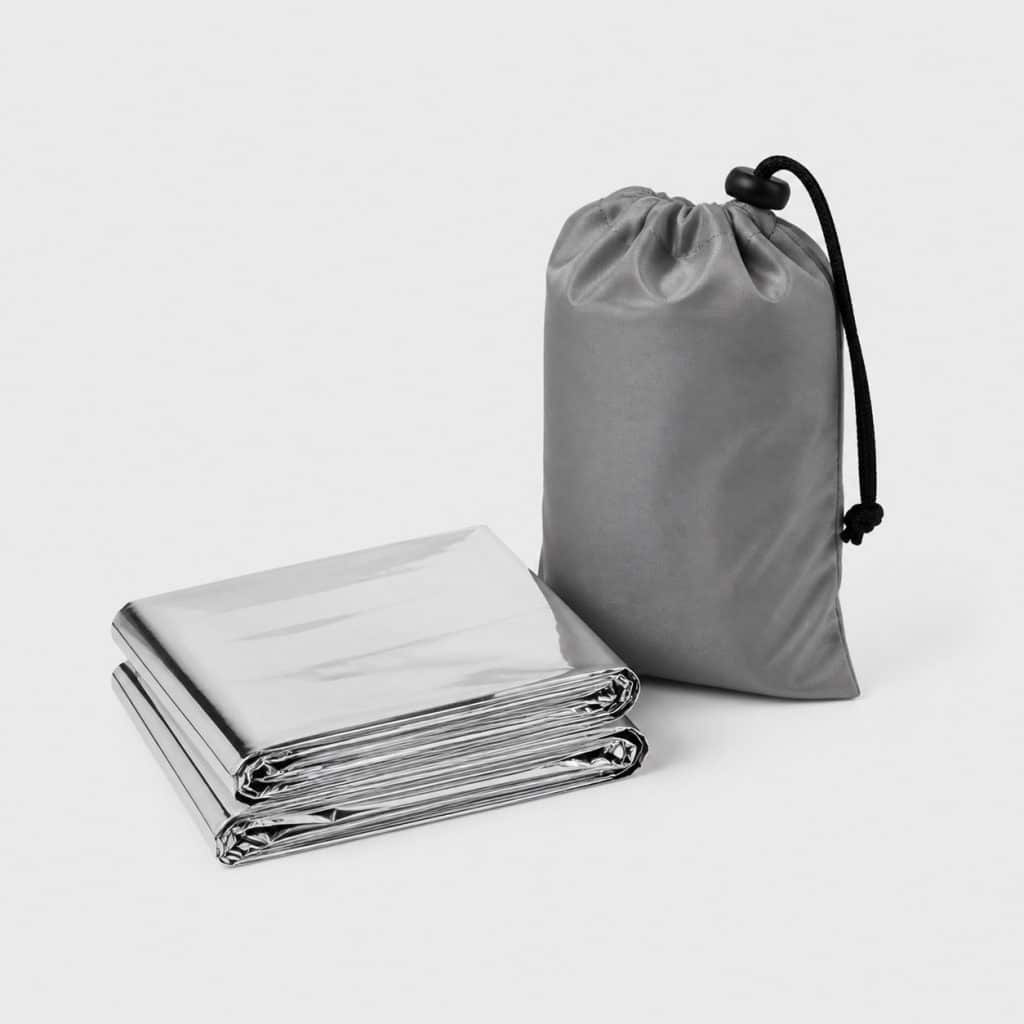 Couverture de survie réutilisable isotherme