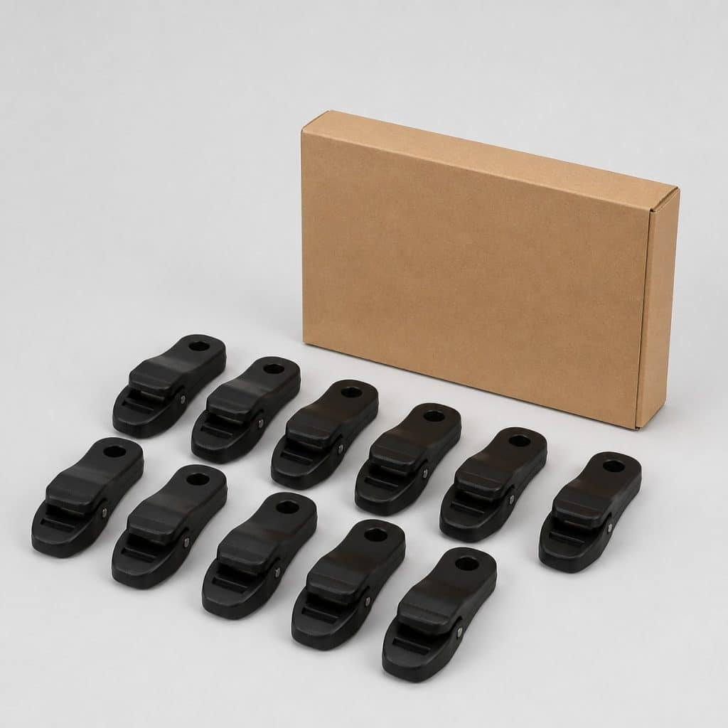 Kit de clips et pinces de fixation pour bâche