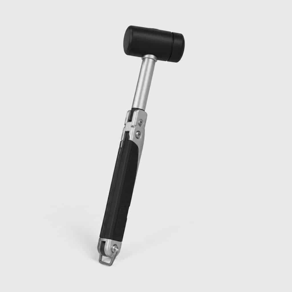 Maillet pliable pour piquets de tente
