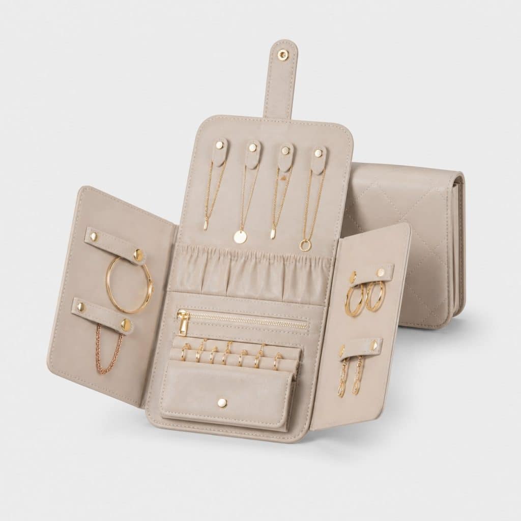 Pochette organisateur pour bijoux de voyage