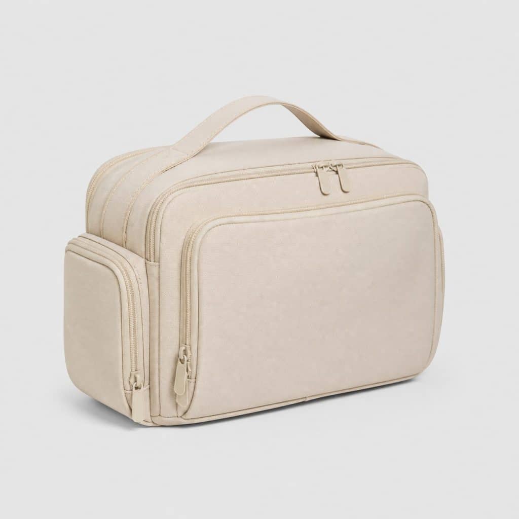 Trousse de toilette compartimentée grand volume